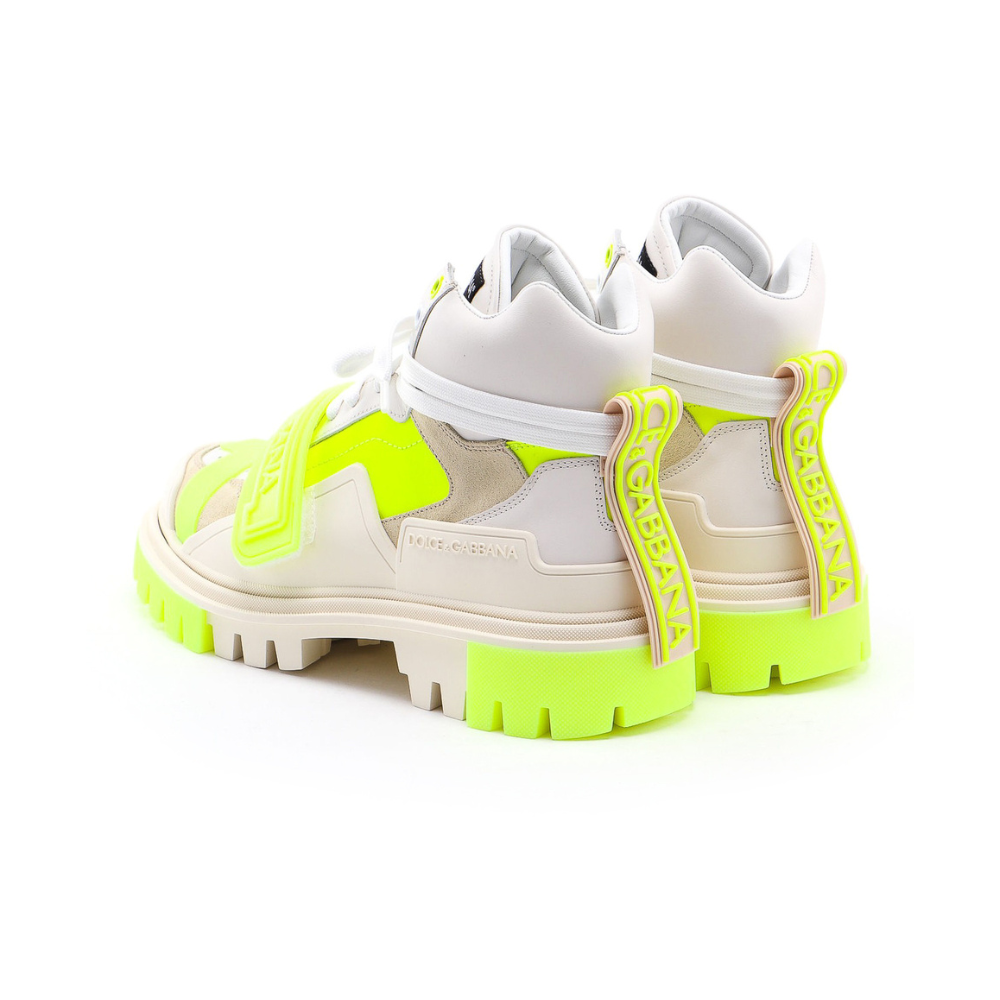Luxurious Neon Velcro Trekking Ankle Boots - Stylish Quality