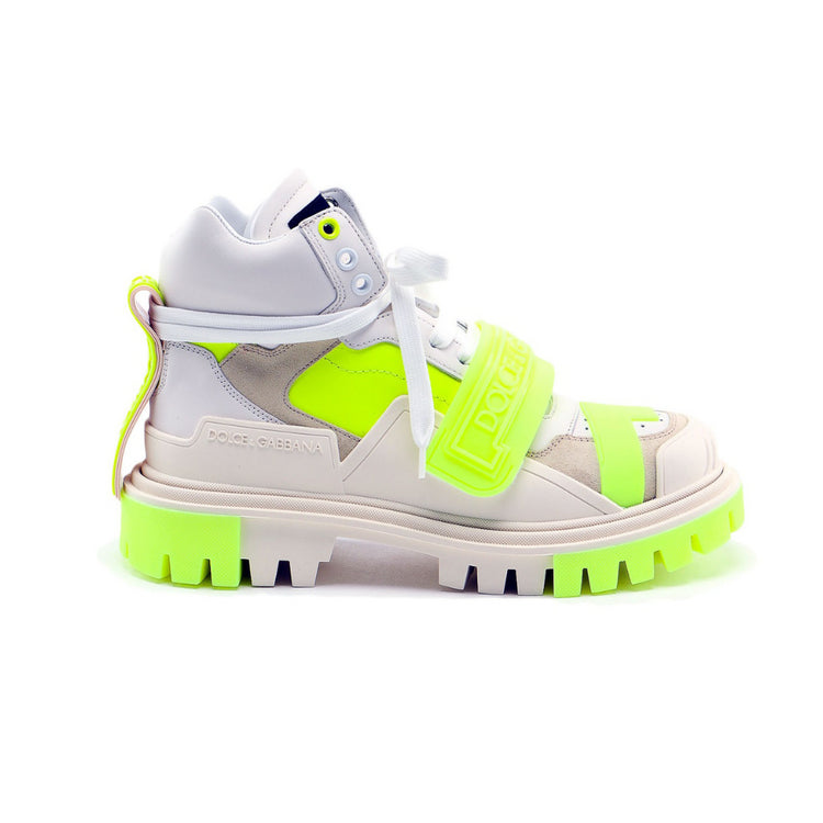 Luxurious Neon Velcro Trekking Ankle Boots - Stylish Quality
